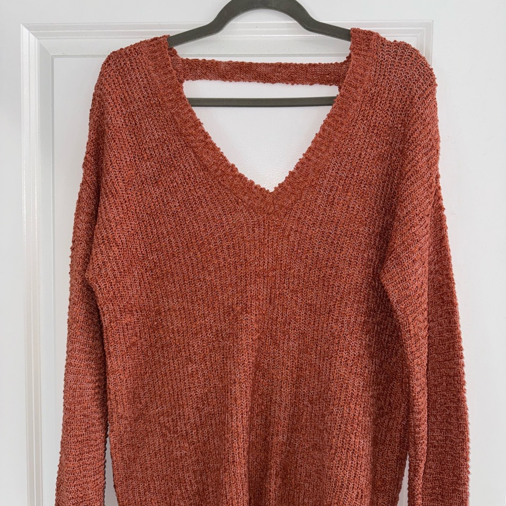 Cozy Rust Sweater